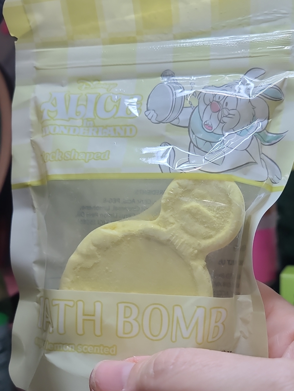 Alice in Wonderland Yellow Lemon Bath Bomb